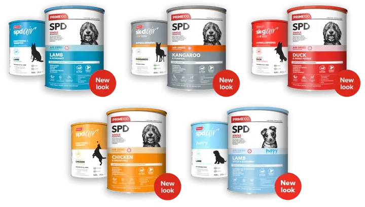 SPD Air Dried Dog Food Collection Header